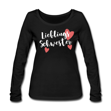 Geschenkidee Schwester Langarmshirt - Lieblingsschwester Geschenk Geschenkidee Schwester