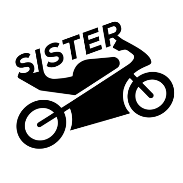 Motiv Schwester Motorrad Schwester Motorrad