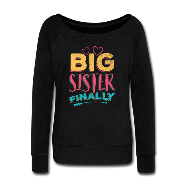 Geschenkidee Schwester Langarmshirt - Ich werde Schwester Geschenkidee