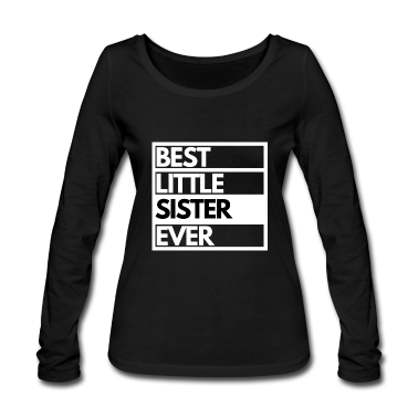 Geschenkidee Schwester Langarmshirt - Beste kleine Schwester Geschenk Beste kleine Schwester