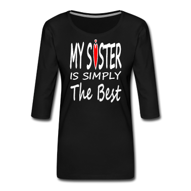 Geschenkidee Schwester Langarmshirt - beste Schwester große Schwester Geschenkidee