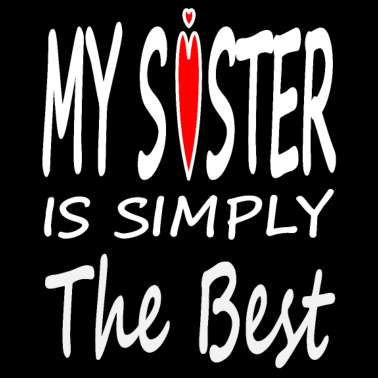 Motiv beste Schwester große Schwester Geschenkidee