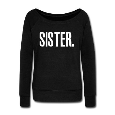Geschenkidee Schwester Langarmshirt - Schwester - Schwester weiß, große Schwester Shirt