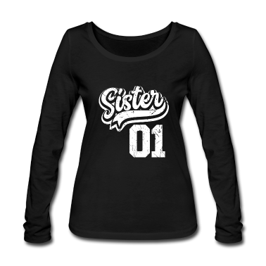 Geschenkidee Schwester Langarmshirt - Schwester 01, Geschenkidee