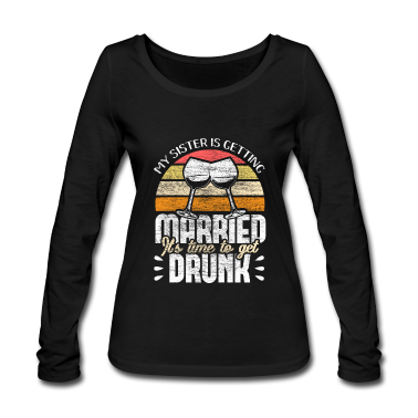 Geschenkidee Schwester Langarmshirt - Schwester der Braut Geschenkidee