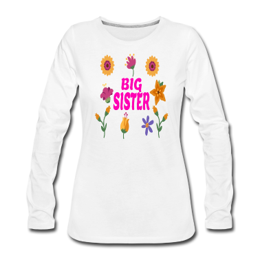 Geschenkidee Schwester Langarmshirt - Große Schwester Geschenkidee Geburtstagsgeschenkt