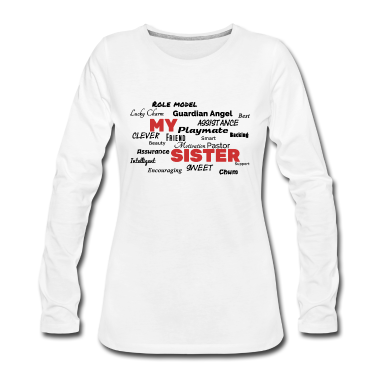 Geschenkidee Schwester Langarmshirt - Meine Schwester ist.. Geschenkidee Geschwister