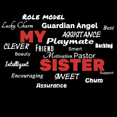 Motiv Meine Schwester ist..! Geschenkidee Geschwister