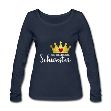 Geschenkidee Schwester Langarmshirt - Weltbeste Schwester - Geschenk Geschenkidee