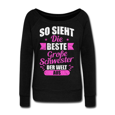 Geschenkidee Schwester Langarmshirt - Schwester Tochter schöne Geschenkidee