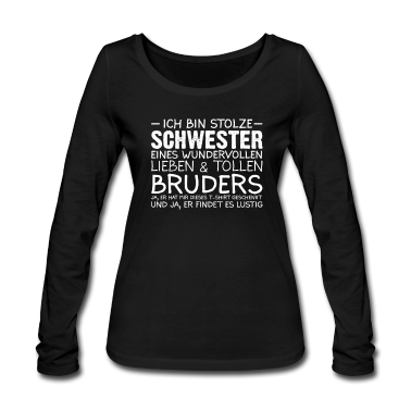 Geschenkidee Schwester Langarmshirt - Schwester Geschwister Geschenk & Geschenkidee