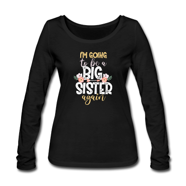 Geschenkidee Schwester Langarmshirt - Schwester Geschwister Geschenkidee Nachwuchs