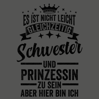 Motiv Schwester Geschwister Prinzessin Geschenkidee