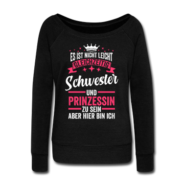Geschenkidee Schwester Langarmshirt - Schwester Geschwister Prinzessin Geschenkidee
