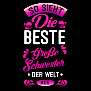 Motiv Ältere Schwester Geschwister Geschenkidee