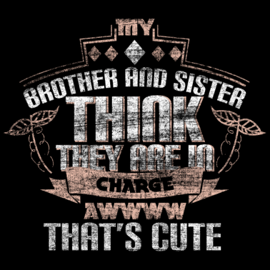 Motiv Geschwister Bruder Schwester Geschenkidee