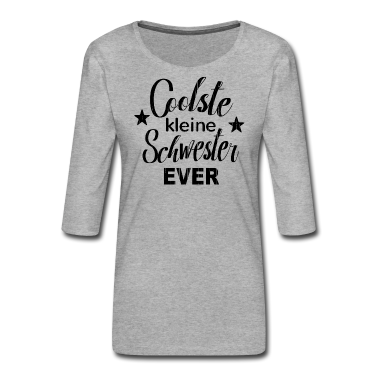 Geschenkidee Schwester Langarmshirt - Coolste beste große kleine Schwester Partnerlook