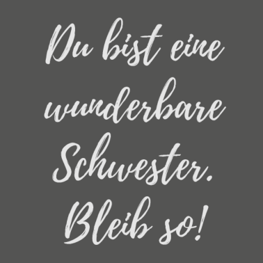 Motiv Beste Schwester Geschenkidee