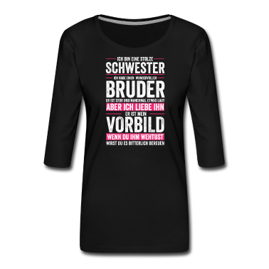 Geschenkidee Schwester Langarmshirt - Schwester Bruder Geschwister Geschenkidee