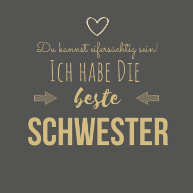 Motiv Beste Schwester Geschenkidee