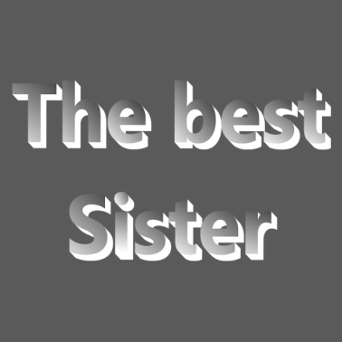 Motiv The best Sister, Schwester, Familie