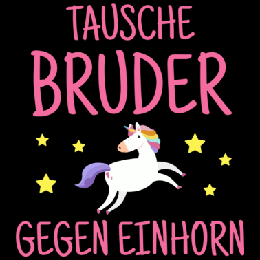 Motiv Schwester Bruder Geschwister Einhorn Geschenkidee