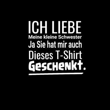 Motiv Großer Bruder kleine Schwester Geschenkidee