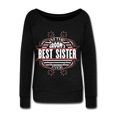 Geschenkidee Schwester Langarmshirt - Schwester des Bräutigams Familie Geschenkidee