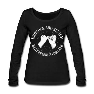 Geschenkidee Schwester Langarmshirt - Schwester Bruder Geschwister Familie Geschenkidee