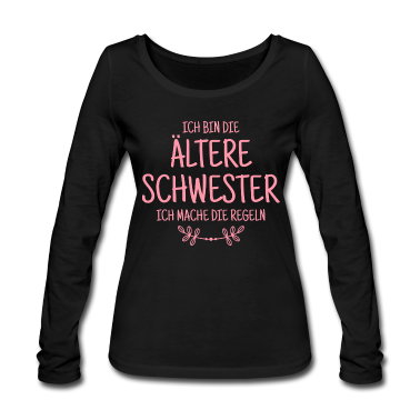 Geschenkidee Schwester Langarmshirt - Schwester Geschwister Mädchen Familie Geschenkidee