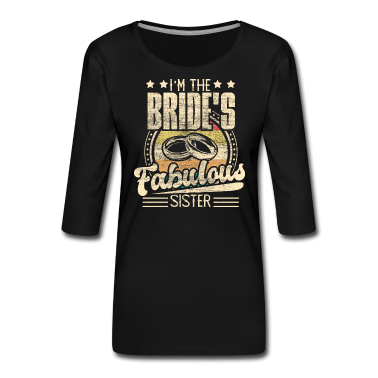 Geschenkidee Schwester Langarmshirt - Schwester der Braut Lustig Geschenkidee