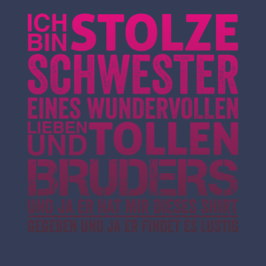 Motiv Geschwister Bruder Schwester Geschenkidee Spruch