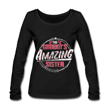 Geschenkidee Schwester Langarmshirt - Schwester des Bräutigams Heirat Geschenkidee