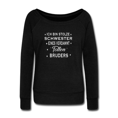 Geschenkidee Schwester Langarmshirt - Schwester Bruder Familie Geschenkidee Spruch