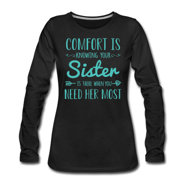 Geschenkidee Schwester Langarmshirt - Schwester Schwestern