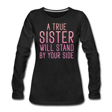 Geschenkidee Schwester Langarmshirt - Schwester Schwestern
