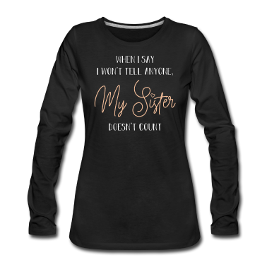 Geschenkidee Schwester Langarmshirt - Schwester Schwestern