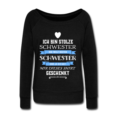 Geschenkidee Schwester Langarmshirt - Ich Bin Stolze Schwester einer Schwester
