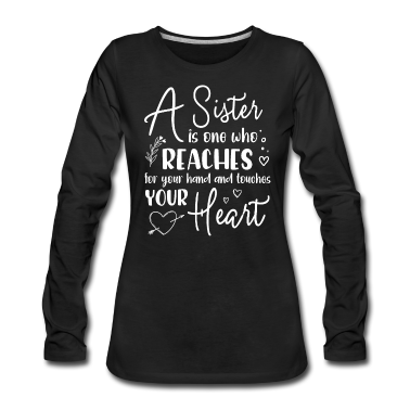 Geschenkidee Schwester Langarmshirt - Schwester Schwestern