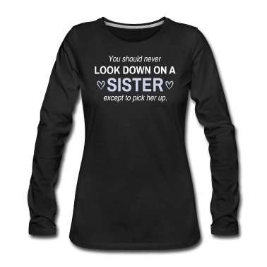 Geschenkidee Schwester Langarmshirt - Schwester Schwestern