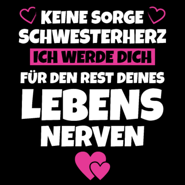 Motiv Schwesterherz Geschenkidee Beste Schwester