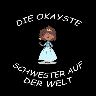 Motiv Schwester Prinzessin Geschenk Geschenkidee Krone