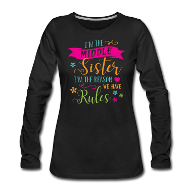 Geschenkidee Schwester Langarmshirt - Schwester Schwestern
