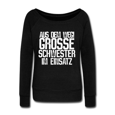 Geschenkidee Schwester Langarmshirt - Schwester im Einsatz Geschenkidee Geburtstag