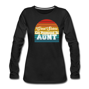 Geschenkidee Schwester Langarmshirt - Schwester Tante Babyparty Geschenkidee