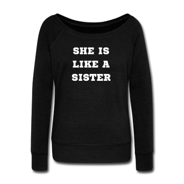 Geschenkidee Schwester Langarmshirt - Sie ist wie eine Schwester