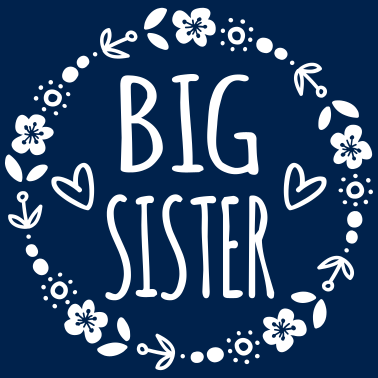 Motiv Große Schwester Geschenkidee Schwestern Herz süß