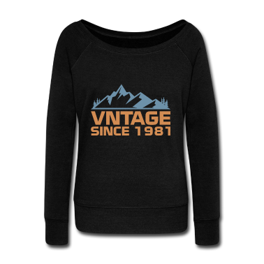 Geschenkidee Schwester Pullover - Vintage since 1981 Geburtstag Geschenk 40 Jahre