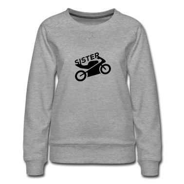 Geschenkidee Schwester Pullover - Schwester Motorrad Schwester Motorrad