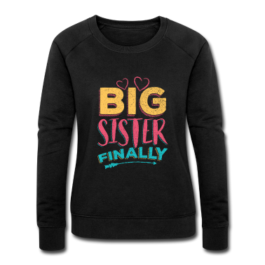 Geschenkidee Schwester Pullover - Ich werde Schwester Geschenkidee